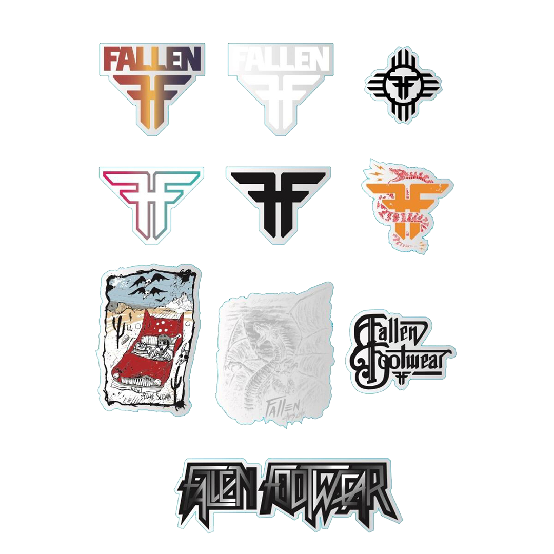FALLEN SP23 STICKERS 10PK